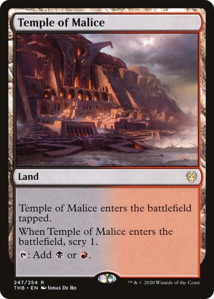 Temple of Malice (Retro Frame) - Commander: The Brothers' War (BRC)