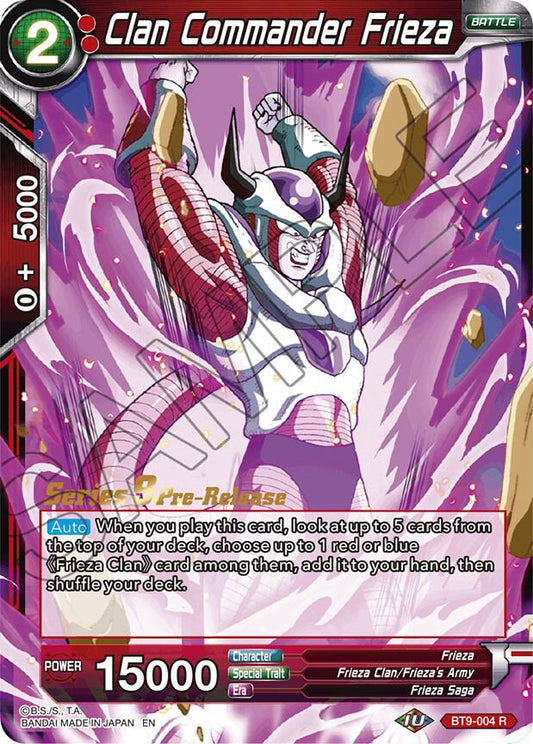 Clan Commander Frieza -  Pre-Release