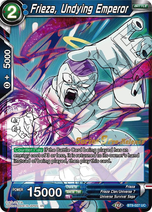 Frieza, Undying Emperor - Pre-Release
