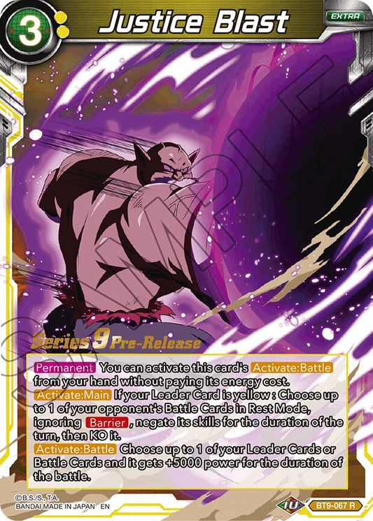 Justice Blast - Pre-Release