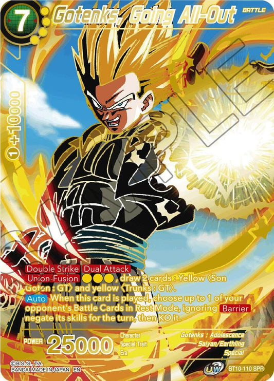 Gotenks, Going All-Out (SPR)