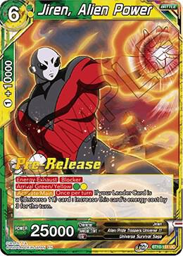 Jiren, Alien Power - Rise of the Unison Warrior Pre-Release