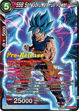 SSB Son Goku, at Full Power - Supreme Rivalry Pre-Release