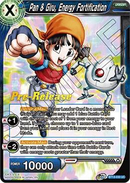 Pan & Giru, Energy Fortification - Supreme Rivalry Pre-Release