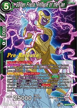 Golden Frieza, Pinnacle of the Clan - Supreme Rivalry Pre-Release