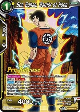 Son Gohan, Warrior of Hope - Supreme Rivalry Pre-Release