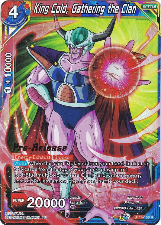 King Cold, Gathering the Clan - Cross Spirits Pre-Release