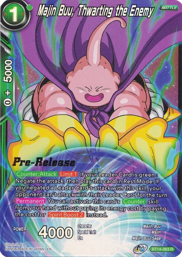 Majin Buu, Thwarting the Enemy - Cross Spirits Pre-Release