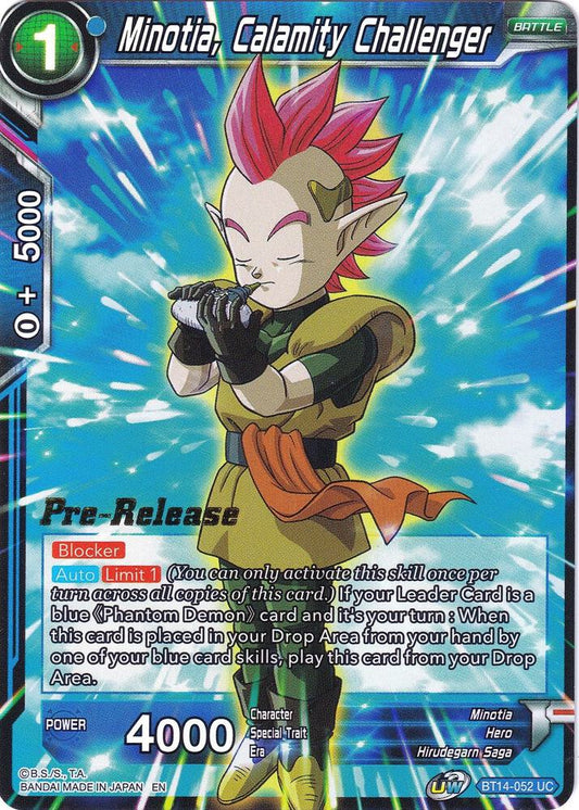 Minotia, Calamity Challenger - Cross Spirits Pre-Release