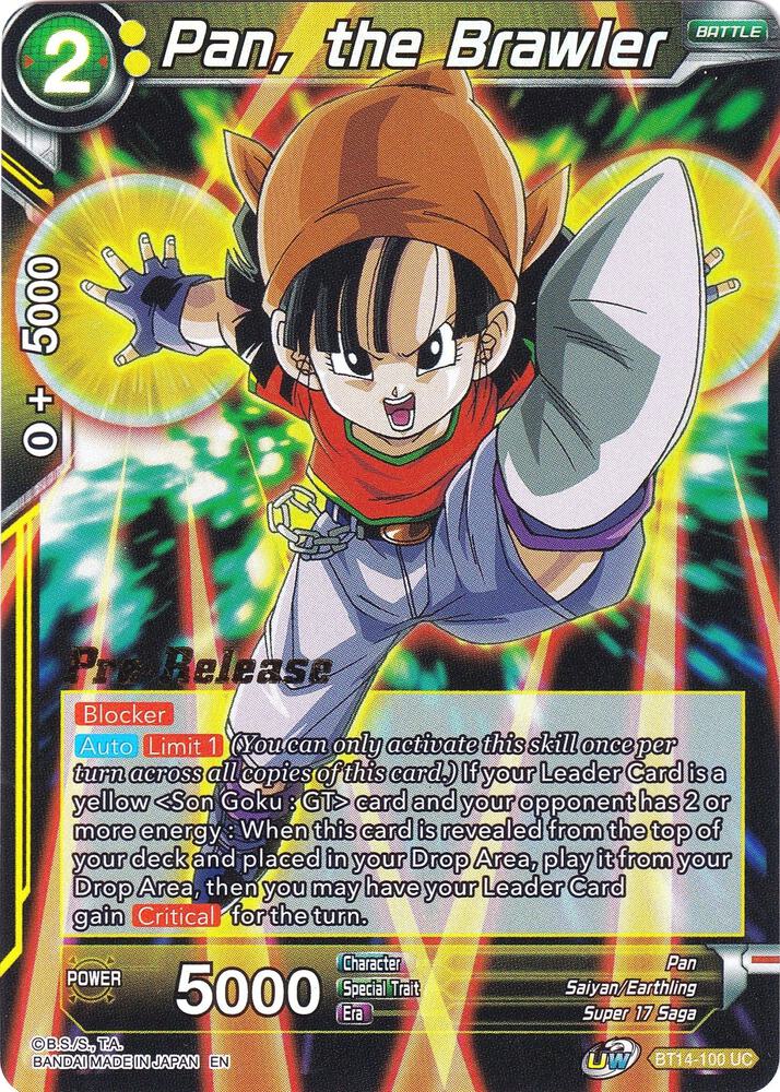 Pan, the Brawler - Cross Spirits Pre-Release Cards