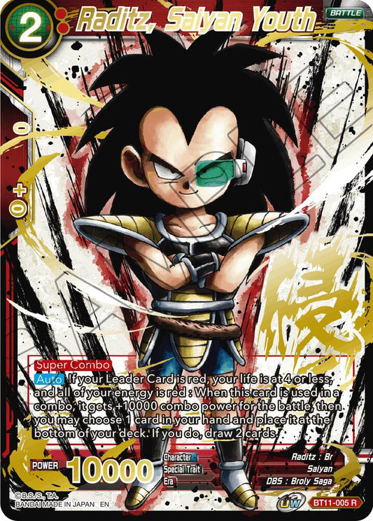 Raditz, Saiyan Youth (Alternate Art)