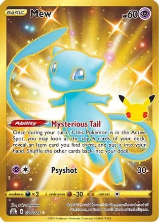 Mew (Secret) 025/025