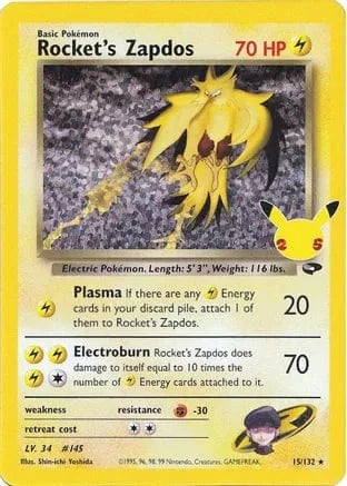 Rocket's Zapdos 15/132
