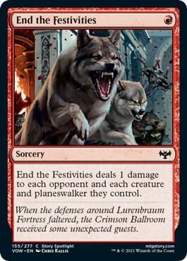 End the Festivities C155