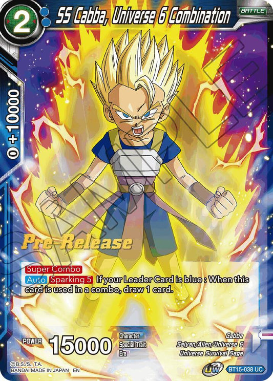 SS Cabba, Universe 6 Combination - Saiyan Showdown Pre-Release