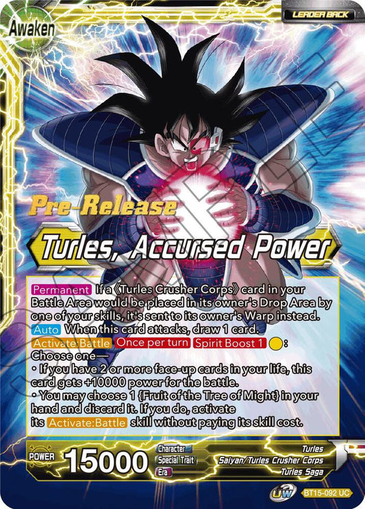 Turles // Turles, Accursed Power BT15-092