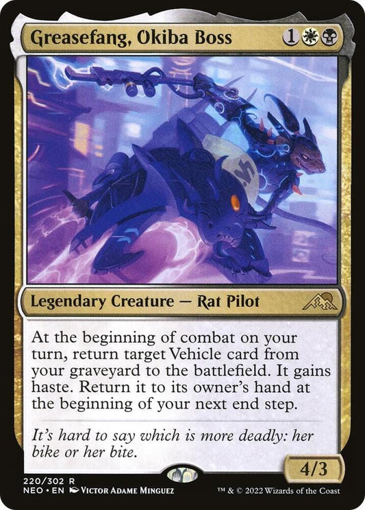 Greasefang, Okiba Boss R220