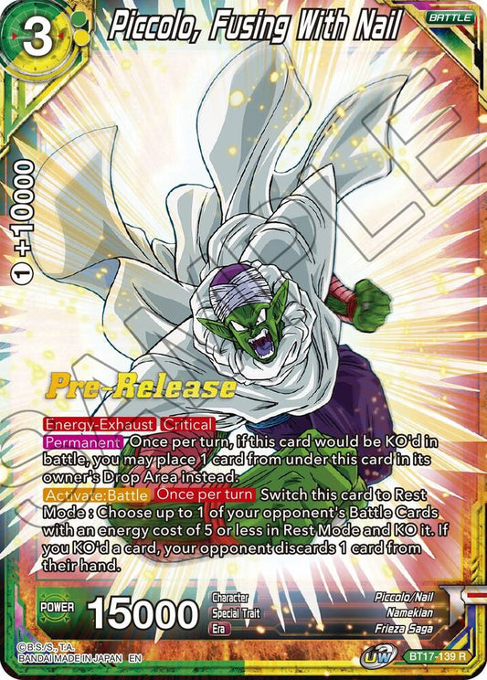 Piccolo, Fusing With Nail - Ultimate Squad Pre-Release