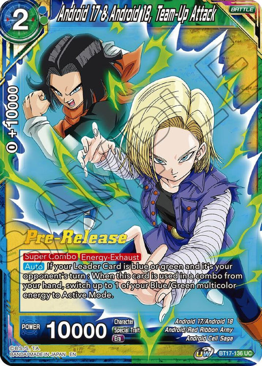 Android 17 & Android 18, Team-Up Attack - Ultimate Squad Pre-Release