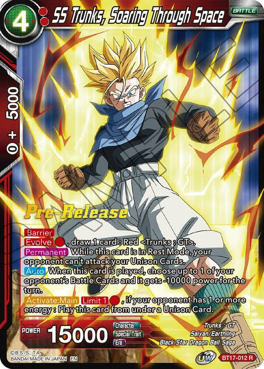 SS Trunks, Soaring Through Space - Ultimate Squad Pre-Release