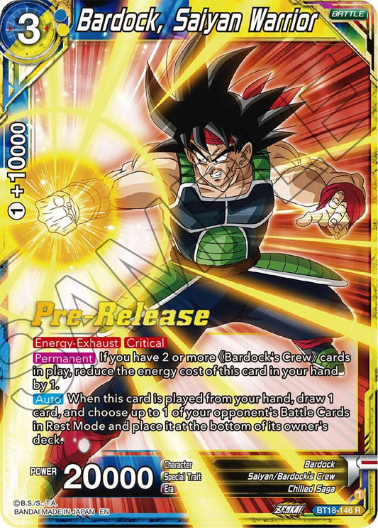 Bardock, Saiyan Warrior - Dawn of the Z-Legends Pre-Release