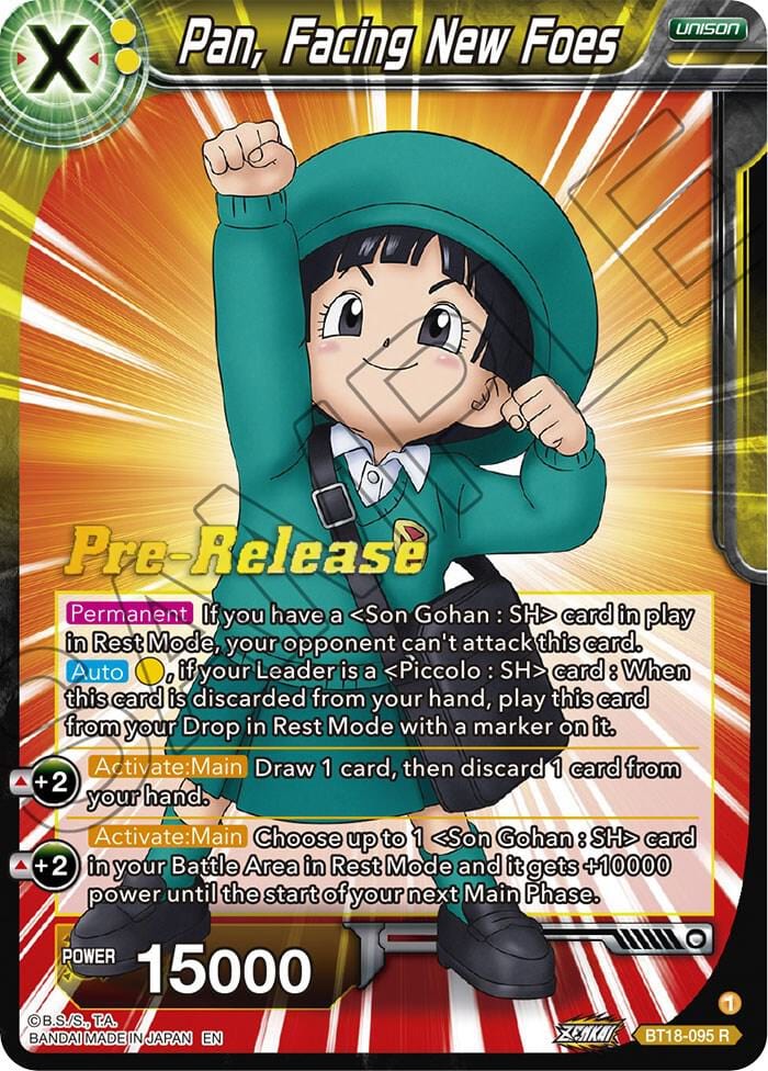 Pan, Facing New Foes - Dawn of the Z-Legends Pre-Release