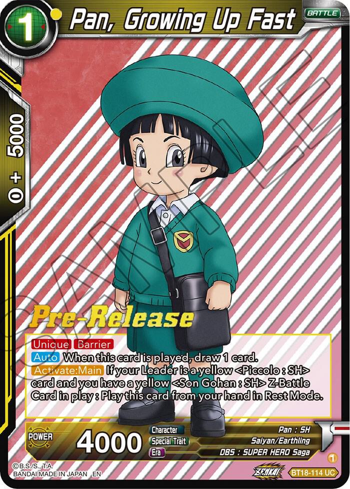 Pan, Growing Up Fast - Dawn of the Z-Legends Pre-Release