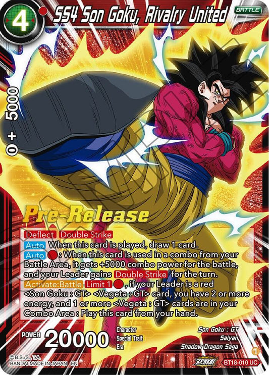 SS4 Son Goku, Rivalry United - Dawn of the Z-Legends Pre-Release