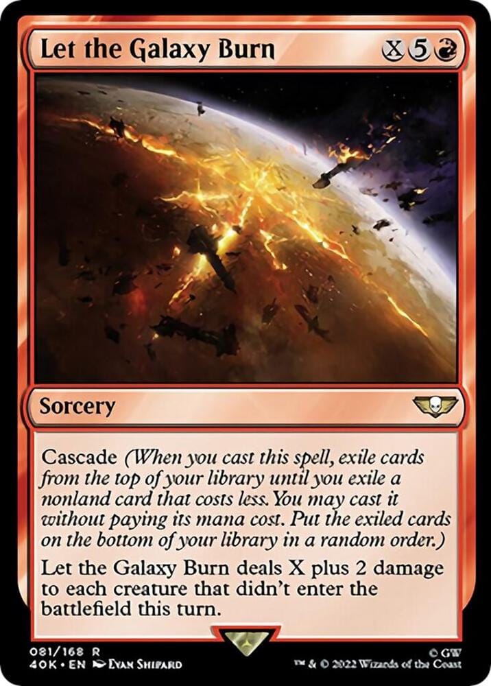 Let the Galaxy Burn R81