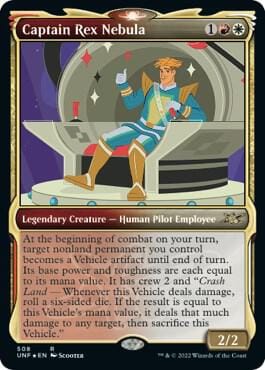 Captain Rex Nebula (Showcase) (Galaxy Foil) R508