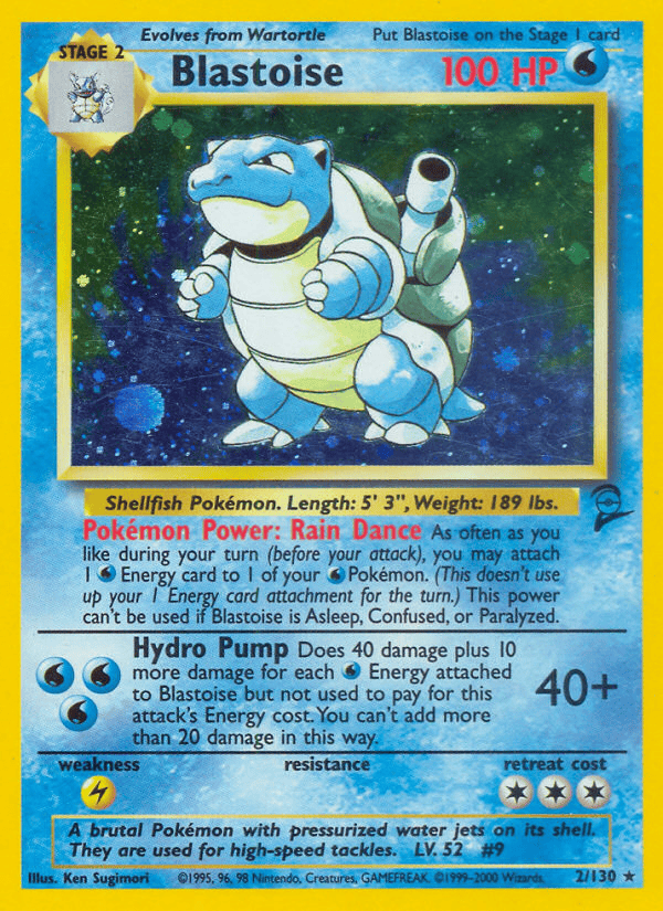 Blastoise 2/130 - Base Set 2 (BS2)