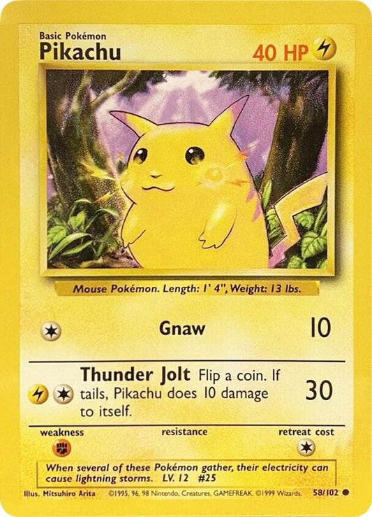 Pikachu - Base Set (BS) 58/102