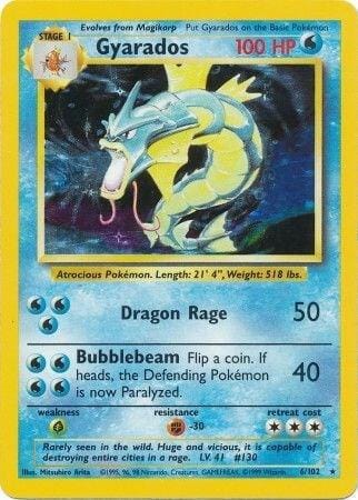 Gyarados - Base Set (BS) 6/102