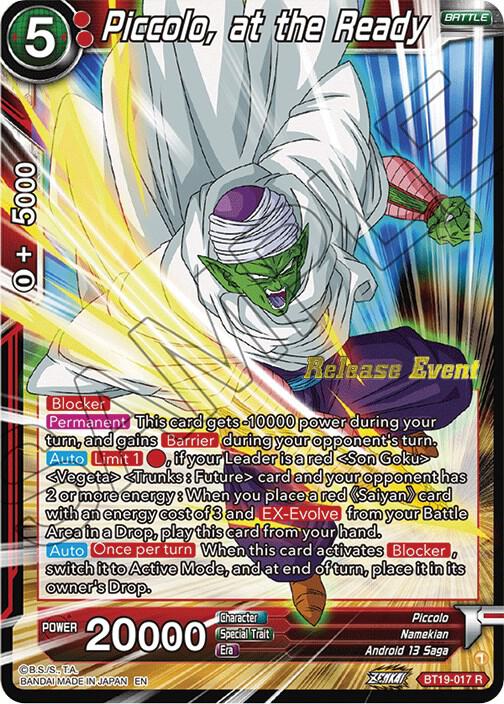 Piccolo, at the Ready (Fighter's Ambition Holiday Pack)