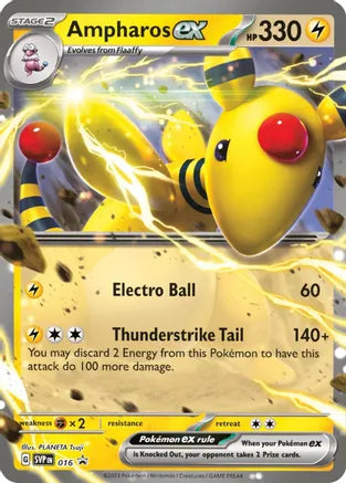 Ampharos Ex 016