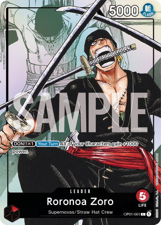 Roronoa Zoro(Alternate Art) OP01-001