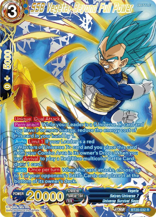 SSB Vegeta, Beyond Full Power