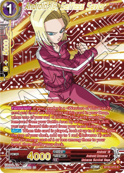 Android 18, Selfless Savior