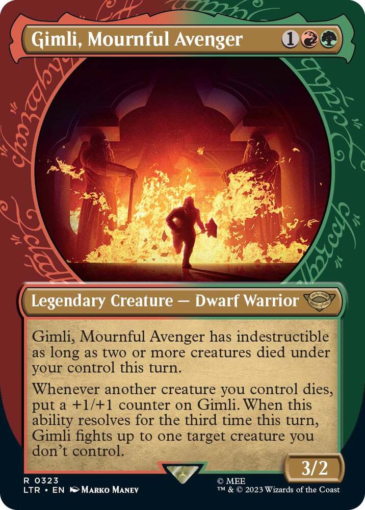 Gimli, Mournful Avenger (Showcase) R0323