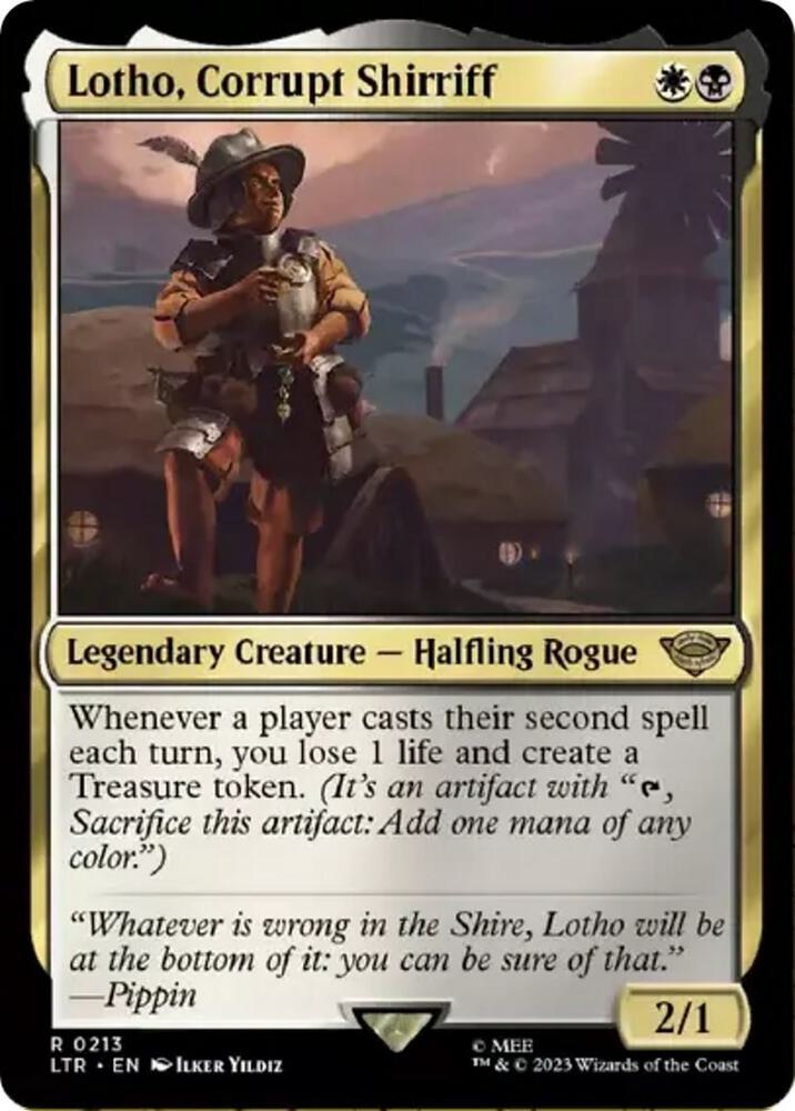 Lotho, Corrupt Shirriff R213