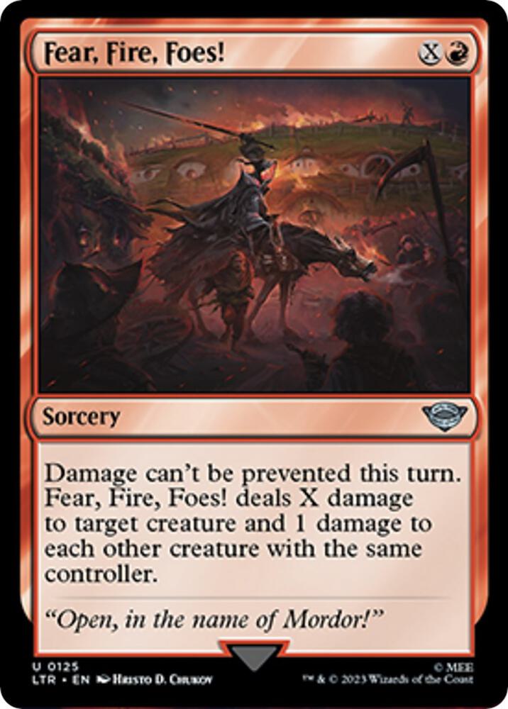 Fear, Fire, Foes! U125