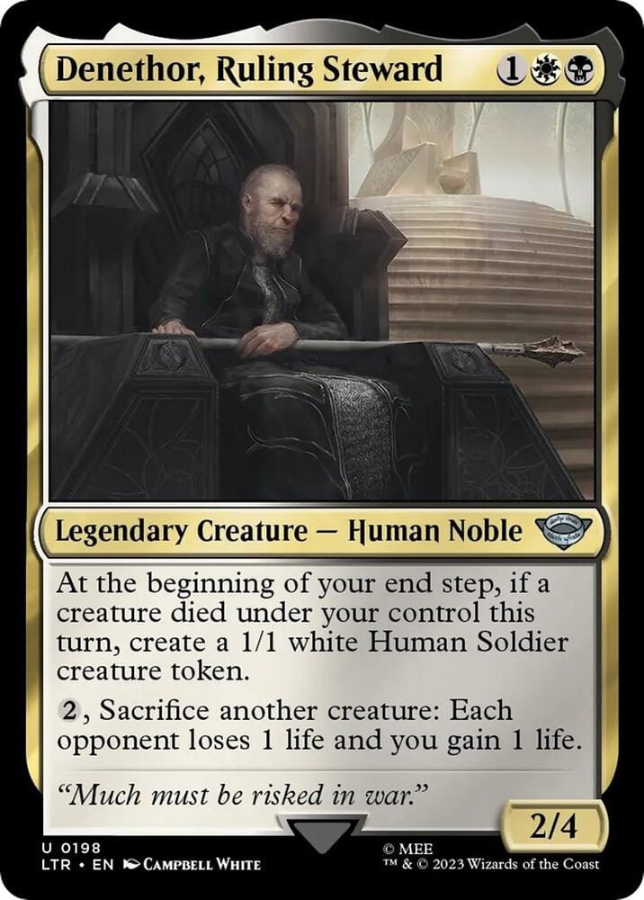 Denethor, Ruling Steward U198