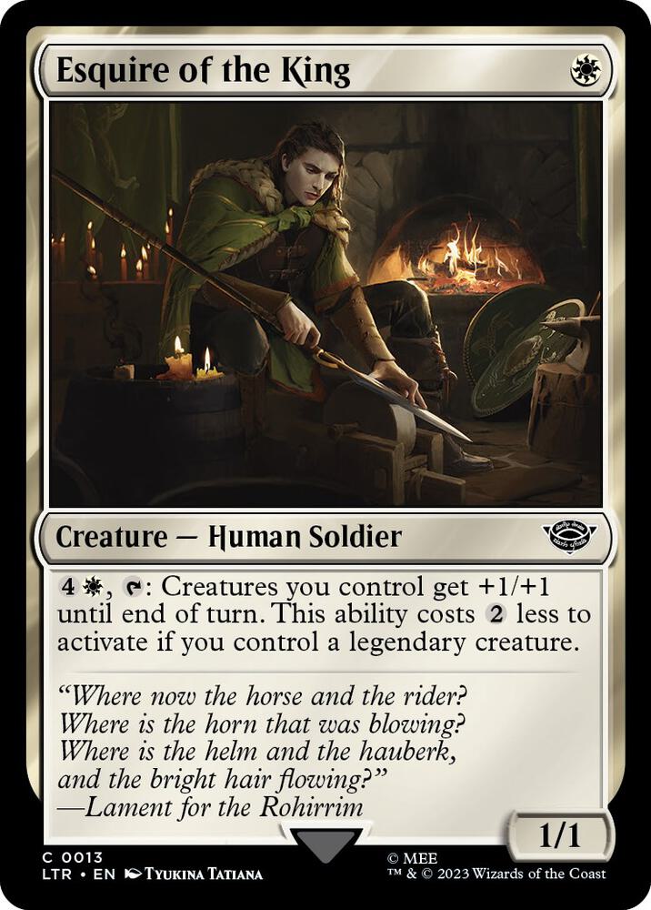 Esquire of the King C0013