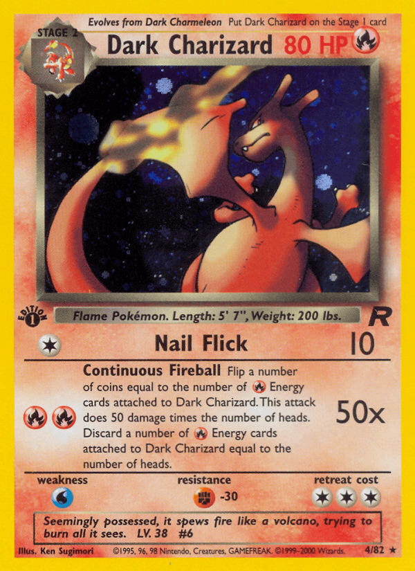 Dark Charizard (4/82) Team Rocket (TR)