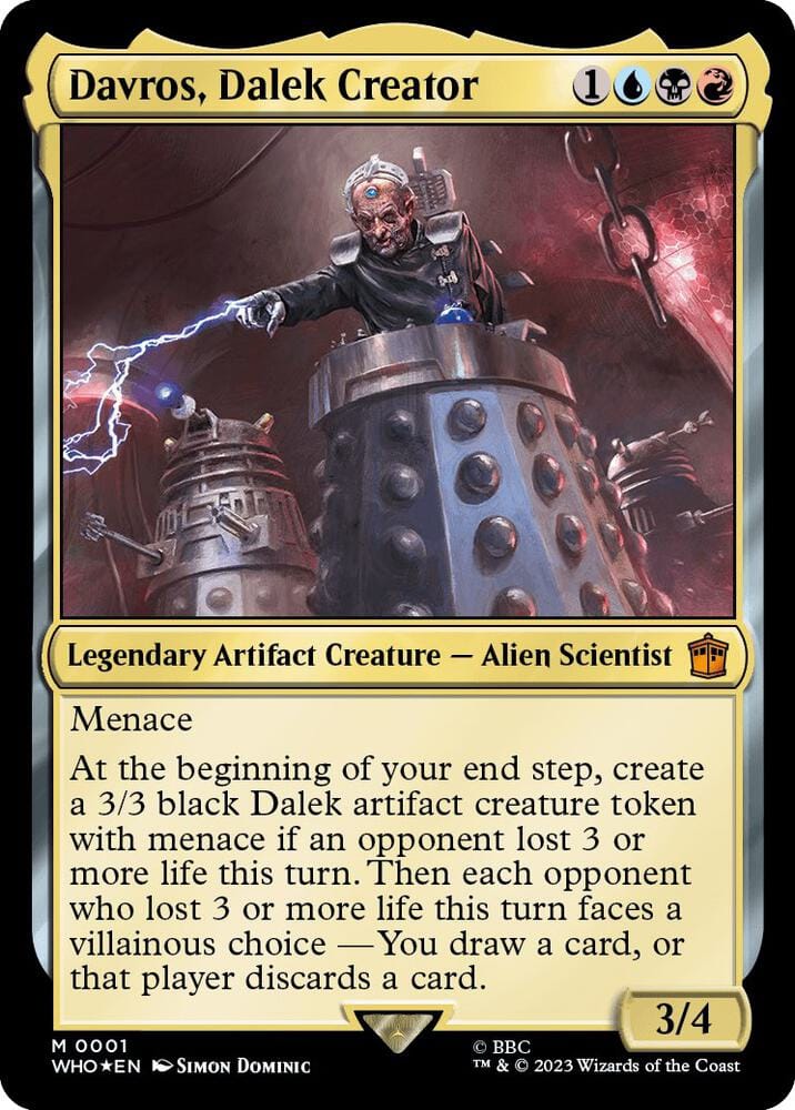 Davros, Dalek Creator M1