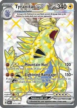 Tyranitar Ex 211/197