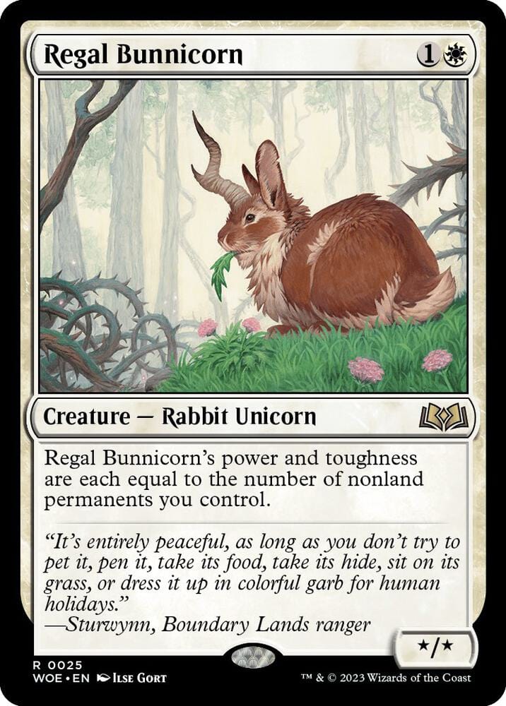 Regal Bunnicorn - R0025