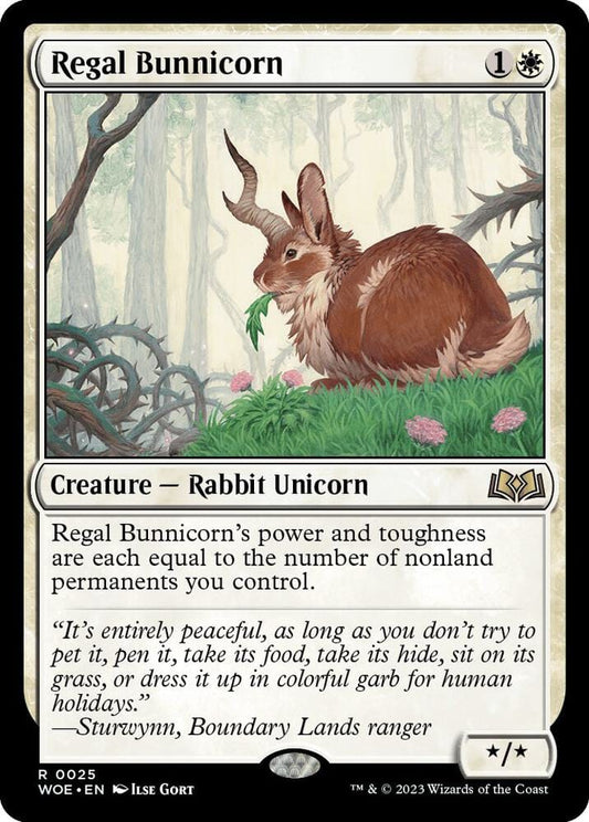 Regal Bunnicorn - R0025