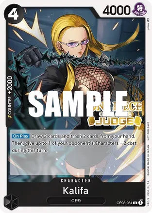 Kalifa OP03-081  (Judge Pack Vol. 2)