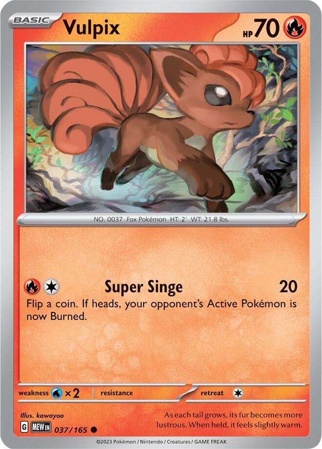 Vulpix 037/165